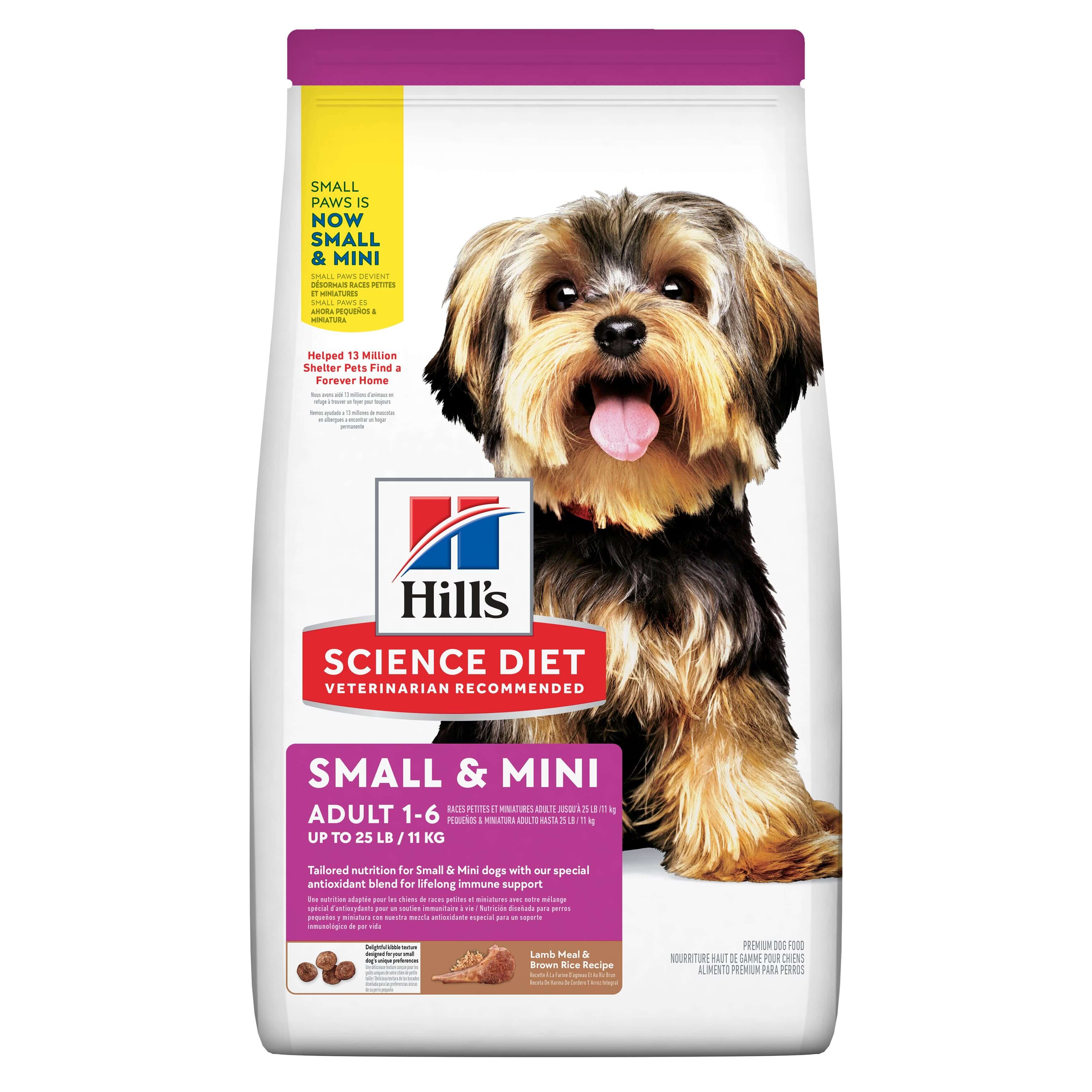 Lama Rice HILLS SD – ADULT SMALL & MINI LAMB & RICE (CORDERO Y ARROZ) 4.5 LB ...